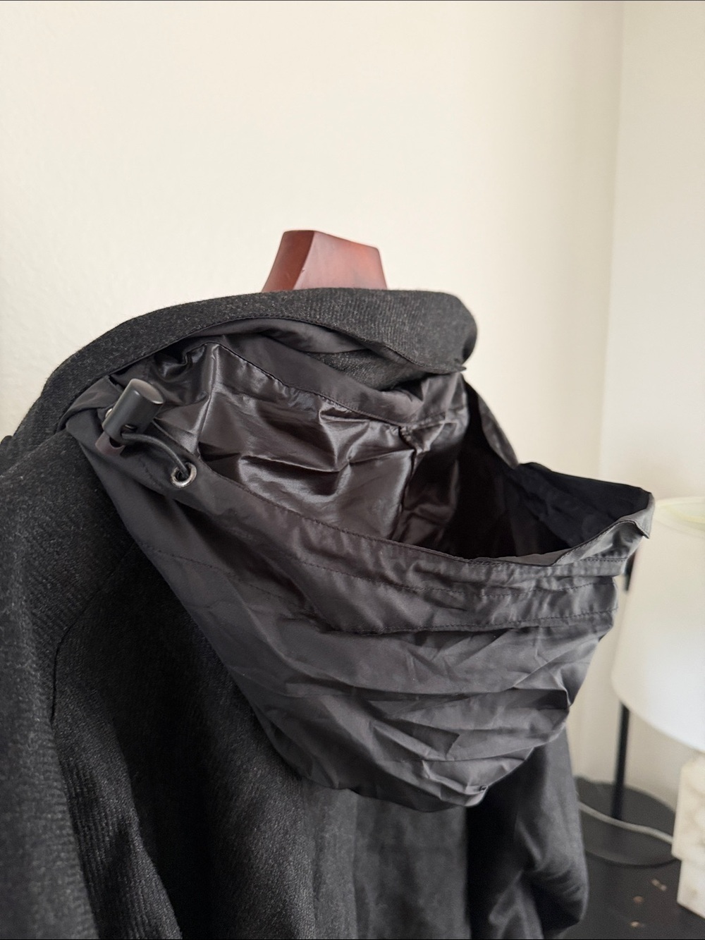 Giorgio Armani Men's Charcoal Jacket with Wool Cashmere Loro Piana Storm System - Picture 9 of 10